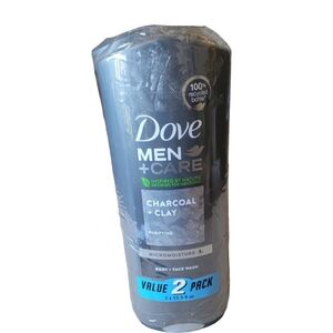 Dove Charcoal Clay Micromoisture Body and Face Wash Value Pack of 2x 13.5 fl. Oz